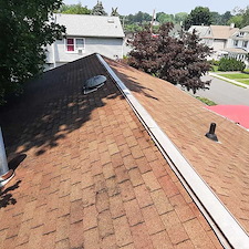 Removing Moss with Roof Shampoo in Middletown, NY 2