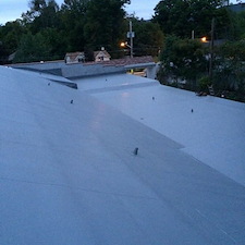 Commercial Flat Roof Replacement Project on Sullivan Street in Wurtsboro, NY 12